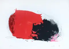 Koi by Manabu Mabe, serigrafia, offered Jun 2023