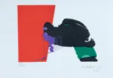 Manabu Mabe, Abstrato, 1977, serigrafia
