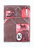 José Júlio de Calasans Neto, III Itapuã Terra, 1978, xilogravura