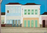 Djanira da Motta e Silva, Casarios, guache sobre papel