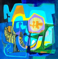Sem Título by Roberto Burle Marx, 1989, guache sobre papel, offered Jun 2023