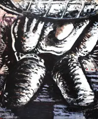 Daniel Senise, Atlas, 1985, acrílica sobre tela