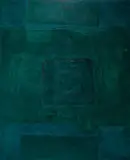Arcangelo Ianelli, Abstrato Verde, 1964, óleo sobre tela