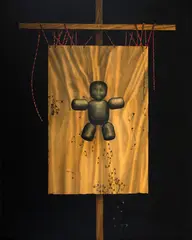 Série Estandarte by Mário Gruber, 1987, óleo sobre tela, offered Jun 2023