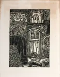 Marina Caram, Série Barroca Bahia Fachada n°4, 1979, gravura em metal