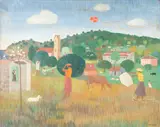 Grover Chapman, Easter Morning, 1970, óleo e têmpera sobre cartão