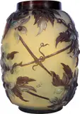 Émile Gallé, Vaso Soufflé, ceramica
