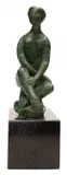 Bruno Giorgi, Mulher Sentada, escultura em bronze