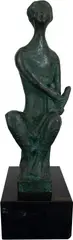 Tocador de Lira by Bruno Giorgi, escultura em bronze patinado, offered Apr 2023