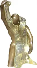 Max Forti, Sem Títilo, escultura em bronze com acrílico