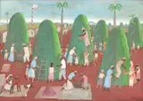 Fulvio Pennacchi, Colheita, óleo sobre placa