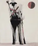 Cangaceiro by Aldemir Martins, 1967, acrílica sobre tela, offered Apr 2023