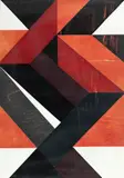 Geométrico Vermelho by Emanoel Araujo, 1979, xilogravura, offered Mar 2023