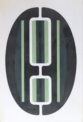 Emblemática II by Odetto Guersoni, 1979, xilogravura, offered Mar 2023