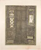 Marina Caram, Série Barroca Bahia "Portal", 1979, gravura em metal