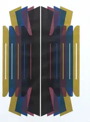 Formas Justaspostas CXXII by Odetto Guersoni, 1979, xilogravura, offered Mar 2023