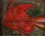 Peixe by Aldemir Martins, 1968, acrilica sobre tela, offered Mar 2023