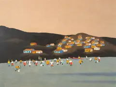 Sururu by Manezinho Araújo, 1979, óleo sobre tela, offered Mar 2023