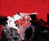 Sem Título by Manabu Mabe, 1992, óleo sobre duratex, offered Mar 2023