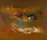Sem Título by Tikashi Fukushima, óleo sobre tela, offered Mar 2023