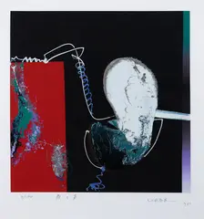 Sem Título by Manabu Mabe, 1981, serigrafia, offered Mar 2023