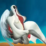 Eliana Minillo, Les Ailes Du Désir, 2019, óleo sobre tela