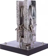 Sem Título by Nicolas Vlavianos, 1974, escultura em aço, offered Mar 2023