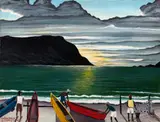 Agostinho Batista de Freitas, Praia com Pescadores