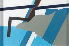 Composição Abstrata by Tuneu, 1972, óleo sobre tela, offered Mar 2023