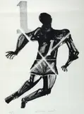 Aldemir Martins, Jogador de Futebol, litogravura