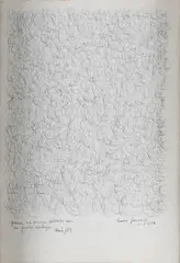 Sem Título by León Ferrari, 1979, nanquim sobre papel, offered Mar 2023