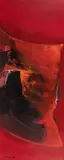 Abstrato Vermelho by Tikashi Fukushima, óleo sobre tela, offered Mar 2023