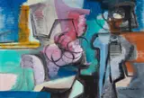 Roberto Burle Marx, Sem Título, 1984, acrilica sobre cartão