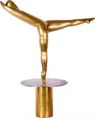 Bailarina by Victor Brecheret, escultura em bronze polido, offered Mar 2023