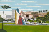 Vale do Anhangabaú by Agostinho Batista de Freitas, 1989, óleo sobre tela, offered Mar 2023
