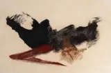Manabu Mabe, Sem Título, 1994, óleo sobre papel colado em placa