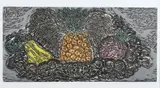 Marina Caram, Fruteira Colorida, gravura em metal
