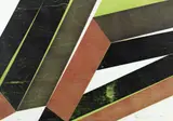 Geométrico Verde e Vermelho by Emanoel Araujo, 1979, xilogravura, offered Feb 2023
