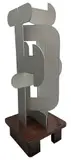 Arturo Luz, Sem Título, escultura em madeira e metal