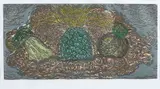 Fruteira Verde by Marina Caram, litogravura, offered Feb 2023