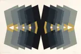Gradação Justaposta I.III by Odetto Guersoni, 1979, xilogravura, offered Feb 2023