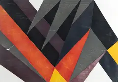Geométrico com Amarelo by Emanoel Araujo, 1979, xilogravura, offered Feb 2023