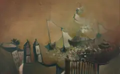 No Dia do Senhor dos Navegantes by Fernando Coelho, óleo sobre tela, offered Dec 2022