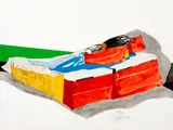 Samuel Szpigel, Slides, 1972, guache sobre papel