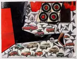 Samuel Szpigel, Sinal Fechado, 2015, técnica mista sobre tela