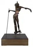 VENUS A LA TÉTÉ DE ROSE by Salvador Dalí, escultura em bronze doré, offered Dec 2022