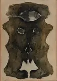 Samson Flexor, Bípede, 1968, aquarela e nanquim sobre papel