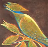 Carmélio Cruz, Pássaro Dourado, 1995, acrilica sobre tela