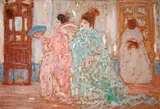 Pedro Figari, A Recibir Visitas