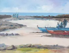 Marinha Itapoã by Jenner Augusto, 1984, óleo sobre tela, offered Dec 2022